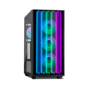 GABINETE YEYIAN GAMER MIRAGE X MID ATX/M-ATX/ITX/ 7 VENT (YCM-APMIR-S1)